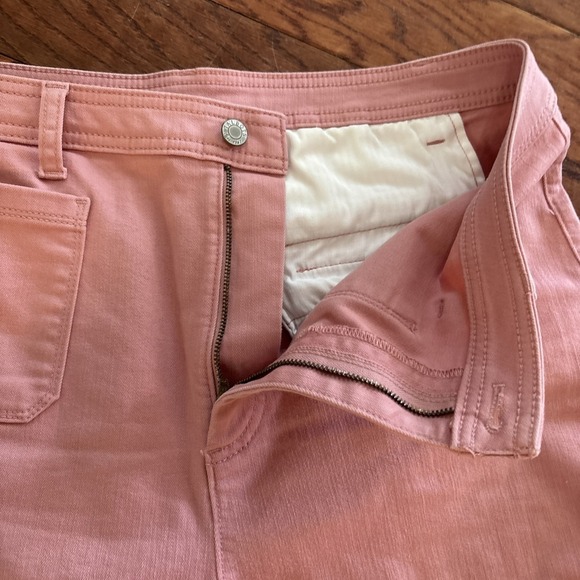 Talbots Flawless High Waist Wide Crop in Pink Size 14 - Picture 6 of 10